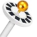 Hallomall Flagpole Solar Light 30LED Downlight Lighting for 15 to 25 Ft Flag Pole Topper, Auto On/Off Night Light