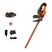 BLACK+DECKER 20V MAX Cordless Hedge Trimmer with POWERCOMMAND Powercut, 22-Inch (LHT321FF) primary