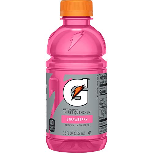 Gatorade Thirst Quencher, Strawberry, 12 oz Bottles, 24 Count Pricepulse