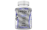 Omega 3 EPA/DHA Pure Premium Fish Oil Improves Dry Itchy Skin Softens the Coat Supports the Heart & Immune System, Hips & Joints Made in the USA