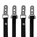 ilovebaby Furniture Straps for Anti-Tip Furniture and Flat Screen TV Safety Strap with Metal Buckle and Webbing Pack of 2 Color Black
