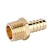 U.S. Solid Brass Hose Fitting, Adapter, 1/2