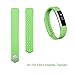 AK for Fitbit Alta Bands, Replacement Fitbit Bands for Fitbit Alta/Alta HR with Metal Clasp (Green, Small)