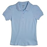 FRENCH TOAST Girls Short Sleeve Skinny Placket Fitted Polo Shirt - A9304