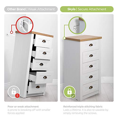 Furniture-Straps-6-Pack-Wall-Anchor-Furniture-Anchors-for-Baby-Proofing-Safety-Anti-Tip-Furniture-Kit-Furniture-Wall-Straps