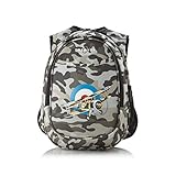 Obersee Kid's All-in-One Pre-School Backpacks with Integrated Cooler, Camo Airplane