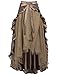 GK Vintage Dress Women's Custome Steampunk Cocktail Party Skirts Coffee L