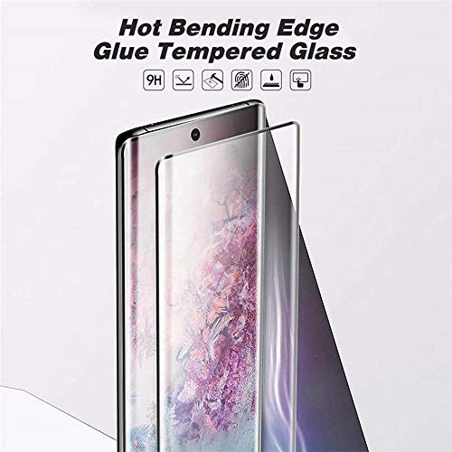 [2 Pack] Galaxy Note 10 Plus Screen Protector Tempered Glass Include a Camera Lens Protector, Screen Protector with 3D Curved HD Clear for Samsung Galaxy Note 10 Plus - Thumbnail 4