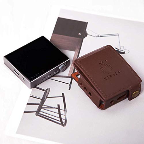 Portable Leather Case for HIDIZS AP80 HiFi Lossless Music Player (Brown)