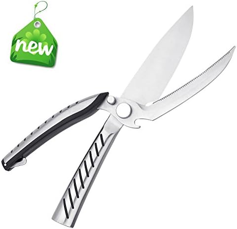 Kitchen Scissors Come Apart GUYUCOM Stainless Steel Knife Cutlery Easy Cleaning Heavy Duty Chef's Shears