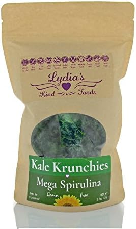 Lydia's Kind Foods Kale Krunchies - Mega Spirulina, 2.20z