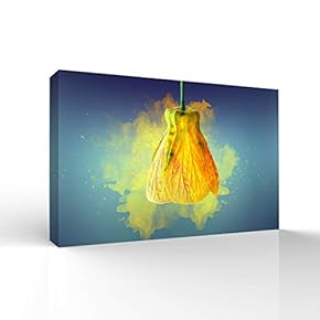 Canvas Wall Art Beautiful Flowers Pictures Home Wall Decorations for Bedroom Living Room Paintings Canvas Prints Framed - 12x18 inches
