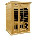 Crystal Sauna 2-Person Luxury Infrared Sauna