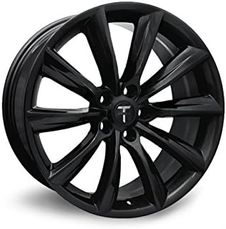 20" TST Tesla Model S Flow Forged Wheel Set Gloss Black (Square)