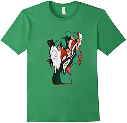 Mens Halloween Sneakerhead T-Shirt Small Grass