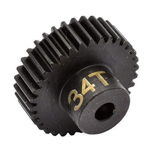 Hot Racing CSG1834 34t 48p Hardened Steel Pinion Gear 1/8 Bore