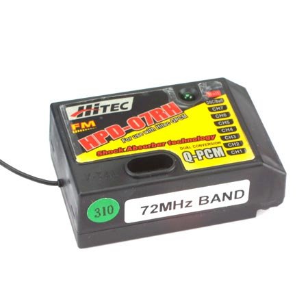 HITEC 27372 HPD-07RH 7-Ch QPCM Rx Eclipse 7 & Optic 6