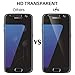 3 Pack LϟK Screen Protector Compatible for Samsung Galaxy S7, Tempered-Glass 9H Hardness, Case Friendly, Installation Tray - Gray