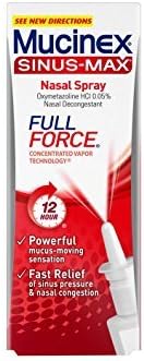 Mucinex Sinus-Max Full Force Nasal Decongestant Spray, 0.75oz - Pack of 3