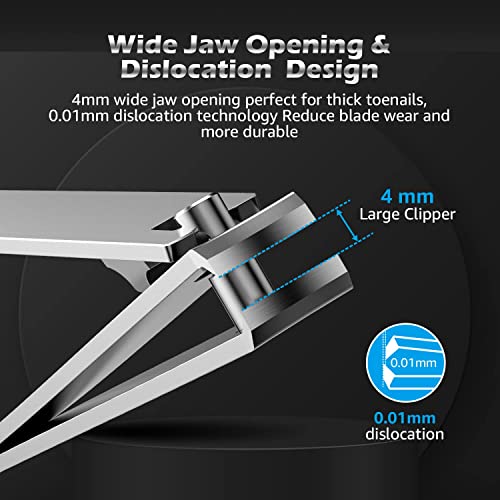 Kaasage Nail Clipper and File Professional Stainless Steel Heavy Duty