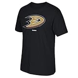 Anaheim Ducks Reebok NHL Primary Logo Men's Black T-Shirt