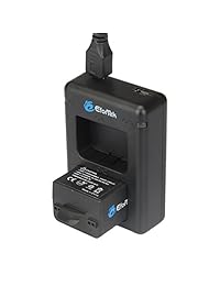 efortek Batería de repuesto (2 Pack) y doble cargador USB Kit para Garmin 361   00080   00 y Garmin Virb X VIRB XE
