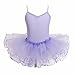 FEESHOW Girls' Camisole Gymnastic Leotard Dress Ballet Tutu Skirt Ballerina Dance Costumes