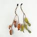 Fodattm 6PCS Lady Women Handmade Colourful Boho Hippie Hair Extensions with Feather Clip Comb Hairpin Headdress Headband DIY Accessories
