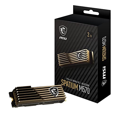 MSI SPATIUM M570 PCIe 5.0 NVMe M.2 2TB HS Internal