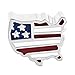 LovelyJewelry Travel Charms American Map USA Flag Beads For Bracelets