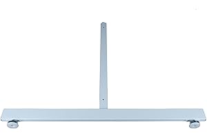 SSWBasics White Wire Grid Display Legs - Set of 2 (For use with any existing 2’W grid or slat grid panels)