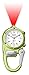 Dakota Mini Clip Microlight Carabiner Watch Lime
