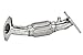DC Sports STU4301B Subaru Impreza WRX/STI Polished Stainless Steel Race-Up Exhaust Pipe with Flex Joint
