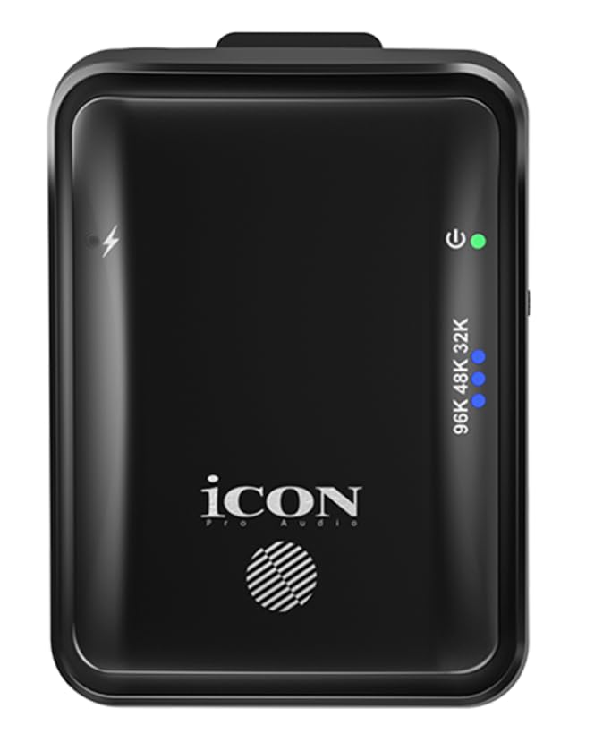 ICON PRO AUDIO AirMon Pro RX Wireless Audio Receiver, extension to an existing AirMon Pro setup, in-ear monitoring, black