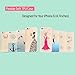 Iphone 6 Case,FEIKESI Iphone 6 Protective Case Soft Flexible TPU Transparent Skin Scratch-proof Case for Iphone 6 (4.7-inch)- Butterfuly Girl Pattern