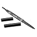 CCbeauty Long Lasting Waterproof Eyebrow Pencil Quick Drying Non Fading Eyebrow Pencil with Brush Twin Head Rotating Pencil,#4 Gray