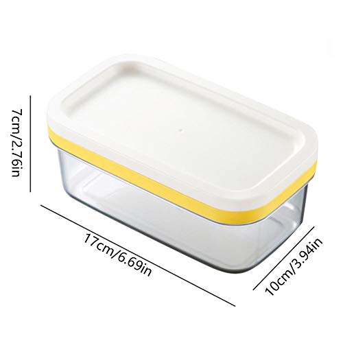 Organizer Sealed Rectangular Storage Box, Butter Box Butter Box Cheese Cutting Crisper for Home