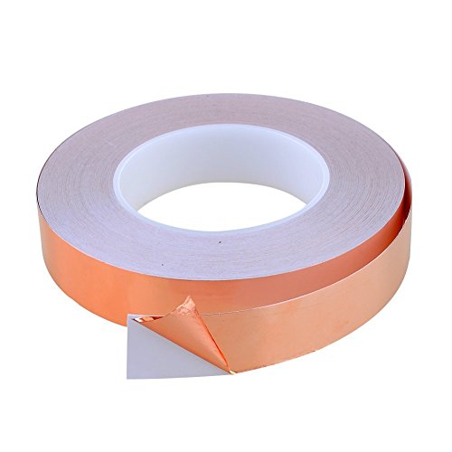 image for Kingtoys 1 Inch X 55 Yds Copper Foil Tape - (25mm X 50m) - EMI Shieldi