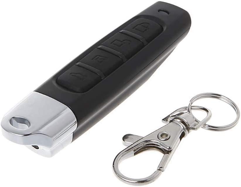 Wireless Remote Control Garage Rolling Door 12V 433MHz, Universal Copy Type Wireless Car Duplicator Car Lock Keyring, for Home Remote Control