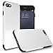BASSTOP 4.7-Inch Super-Slim Anti-Slip Grip Carbon Fiber Hybrid Rubberized Full Body Protector Cover Premium Flexible Soft TPU Case for Apple iPhone 7 - White 4.7