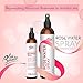 Rose Water (Large 4 oz) by Bleu Beauté - 100% Pure Facial Toner with a Tender Floral Scent - 1 Bottle in a Non breakable Sprayer