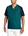 WonderWink Men's Raglan Color Block 5 Pocket Scrub Top, Green, X-Large