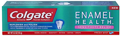 Colgate Enamel Health Sensitivity Relief Gel Toothpaste, Fresh Mint - 5.5 oz