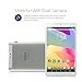 iRULU eXpro X1s IPS 8 Inch Google Android Tablet PC, 5.1 Lollipop, HD 1280800 Resolution, 1GB RAM, 16GB Flash, Micro HDMI, Bluetooth 4.0, 3D Games Supported, Dual Cameras, Metal Rear (Silver Back)