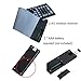 Ouleevii 2.4G Wireless Keyboard Waterproof Folding Silicone107-Key Mute Gaming Keyboard with USB Receiver for Notebook Desktop Laptops PC