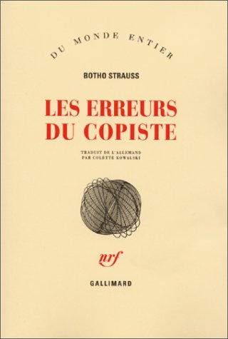Les  erreurs du copiste