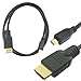 Skque Hdmi to Micro Hdmi Cable High Speed with Ethernet 6 ft