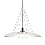 Kichler Lighting 2667NI Structures Halogen Pendant, 1 Light, 100 Watts,Brushed Nickel