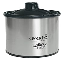 Crock-Pot 16-Ounce Little Dipper, Chrome