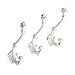 Sheffield Home Wall Hooks, Cast Iron, Rustic Chic Shabby Vintage Style, Farmhouse Decor, Clothes Hanging Idea for Hats, Coats, Scarves, Bags Closets, Wall Hanging, Rustic Key Hooks, (Set of 3)